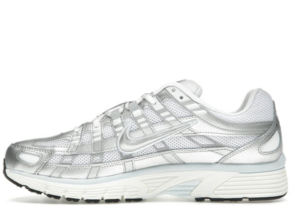 Nike P-6000 White Blue Tint Sail Metallic Silver (Women's)