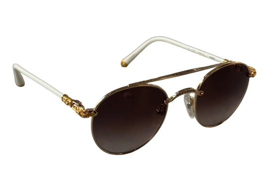 Chrome Hearts Bubba Sunglases White gp wtl 49 22 145