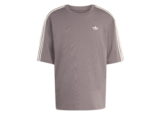 Adidas Adicolor 3-Stripes Oversized T-Shirt Charcoal