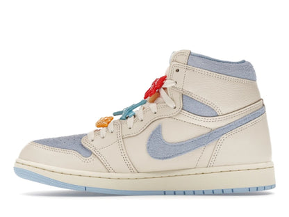 Jordan 1 Retro High OG Pale Ivory Psychic Blue (Women's)