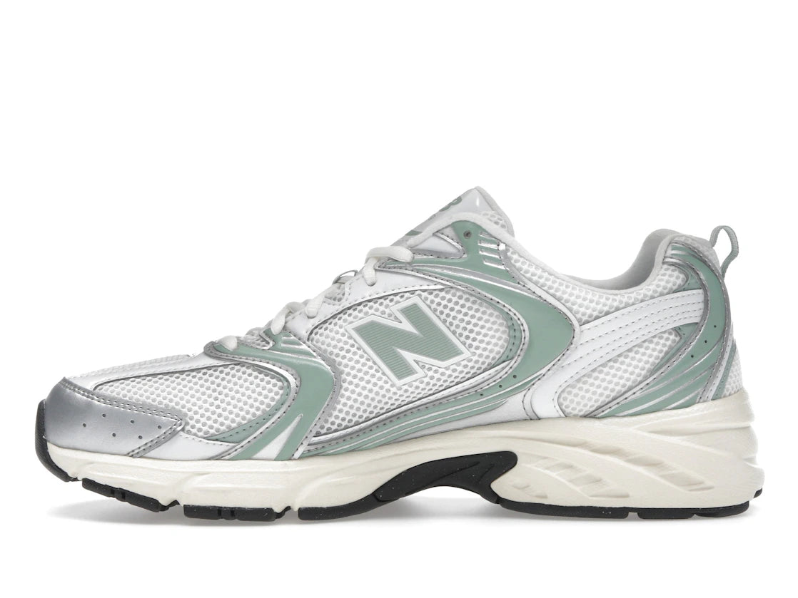 New Balance 530 Silver Metallic Mosaic Green