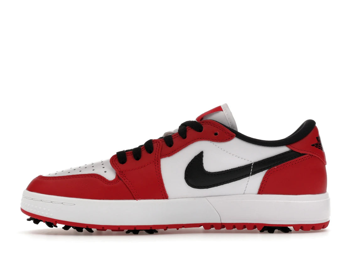 Jordan 1 Low Golf Spiked Varsity Red White Black