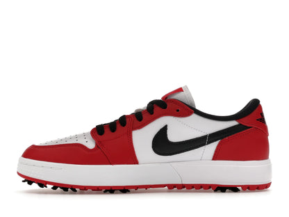 Jordan 1 Low Golf Spiked Varsity Red White Black