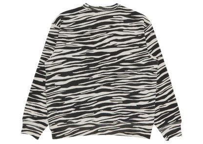 Supreme Box Logo Crewneck Zebra White Black (FW22)