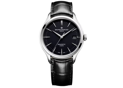 Baume & Mercier CLIFTON 40mm steel black 5 day | M0A10399