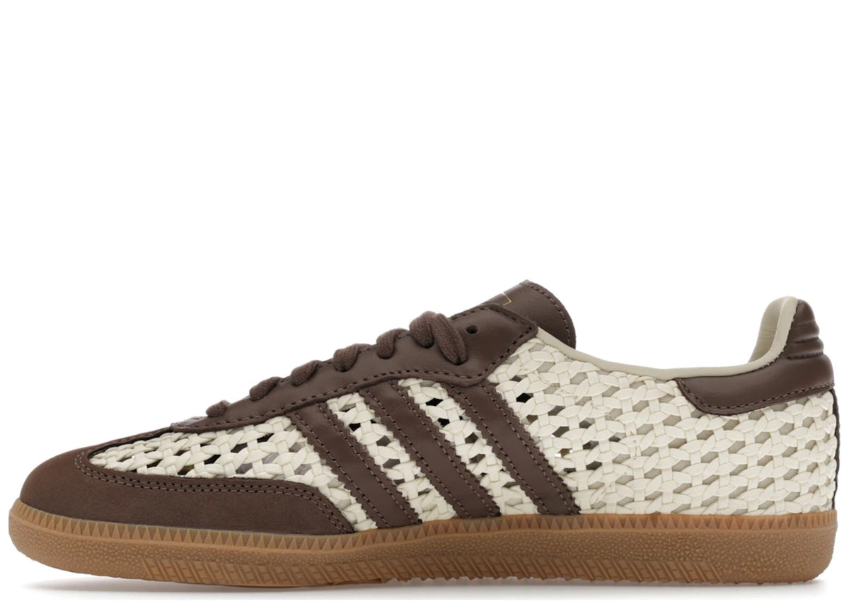 adidas Samba OG Basketweave Cream White Earth Strata (Women's)
