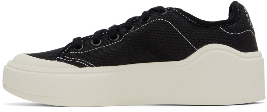adidas Stella McCartney Court Cotton Sneakers Black White