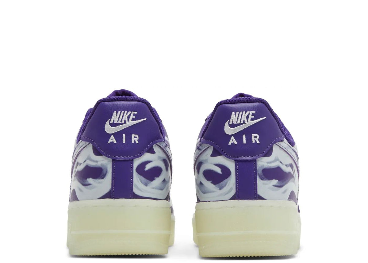 Nike Air Force 1 Low Purple Skeleton Halloween