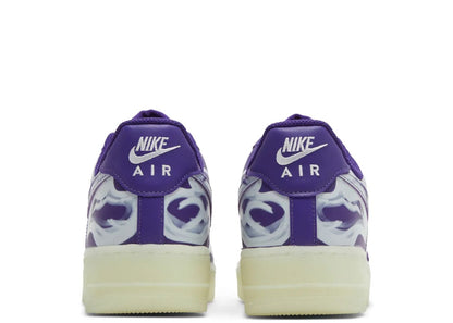 Nike Air Force 1 Low Purple Skeleton Halloween