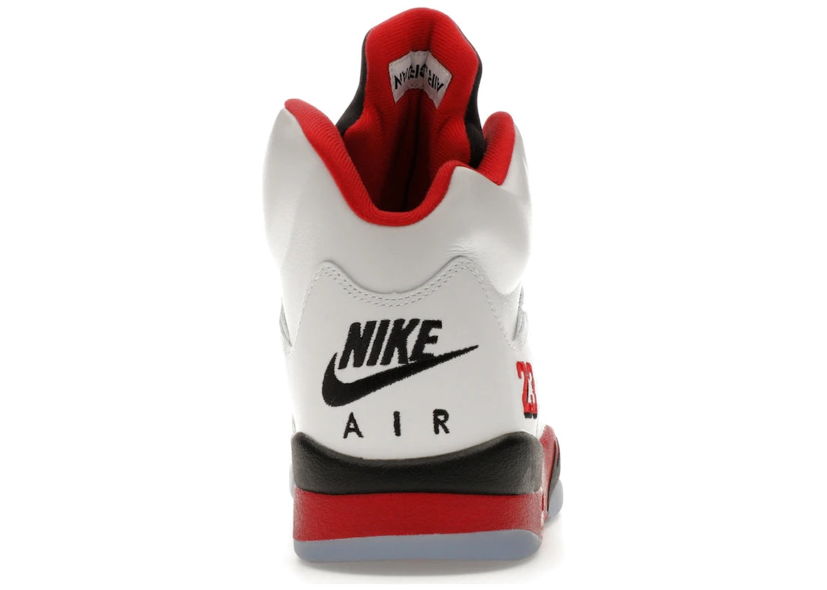 Jordan 5 Retro Fire Red Black Tongue (2025)