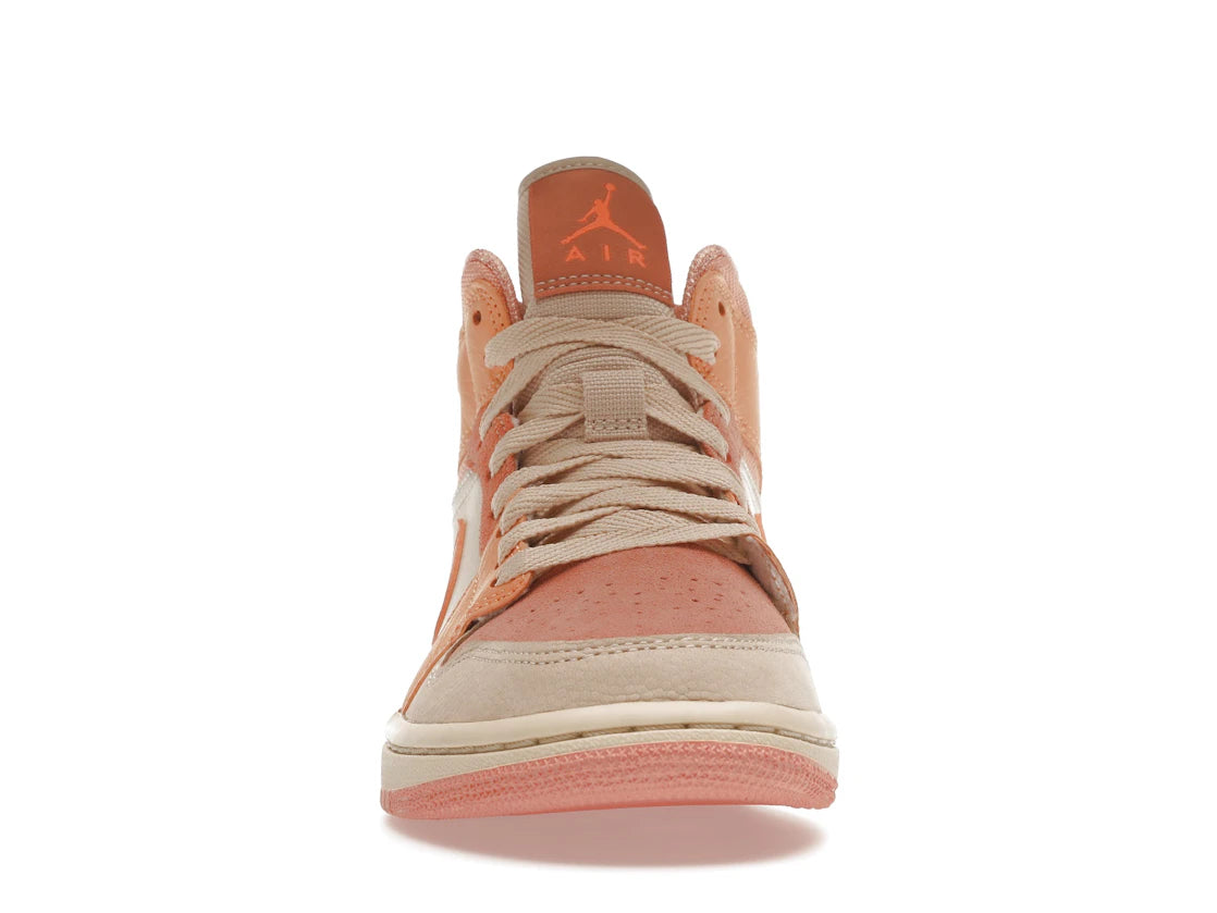 Jordan 1 Mid Apricot Orange (Women's)