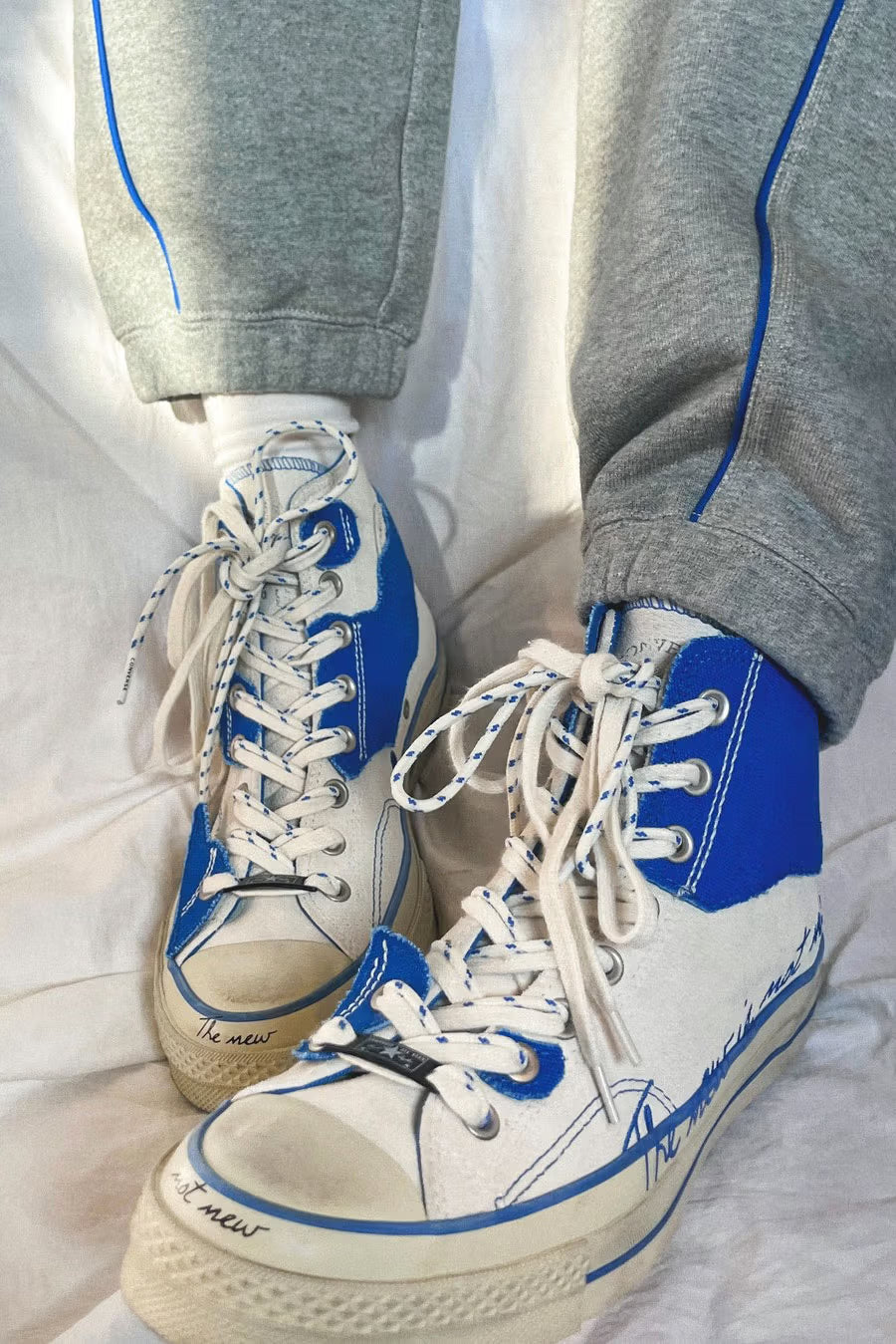 Converse Chuck Taylor All Star 70 High Ader Error Create Next The New Is Not New White Blue Converse