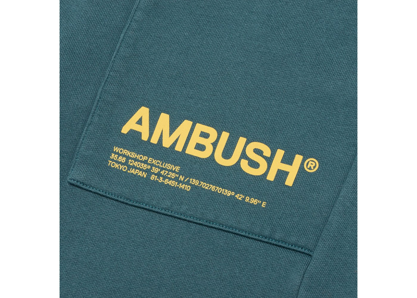 Ambush Fleece Workshop Pants Atlantic Green