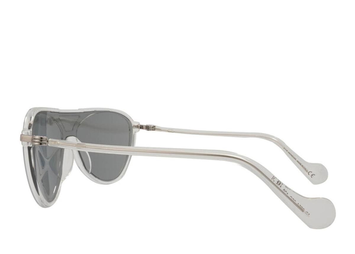 Moncler ML0054 Crystal Smoke Mirror Sunglasses