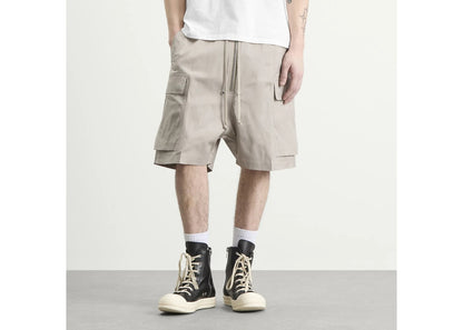 Rick Owens Cargobela Shorts Sand