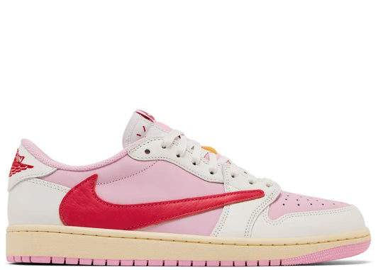 Jordan 1 Retro Low OG SP Travis Scott Sail Tropical Pink