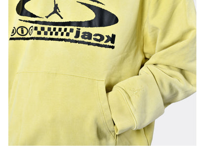 Jordan Travis Scott Pullover Hoodie Celery Yellow