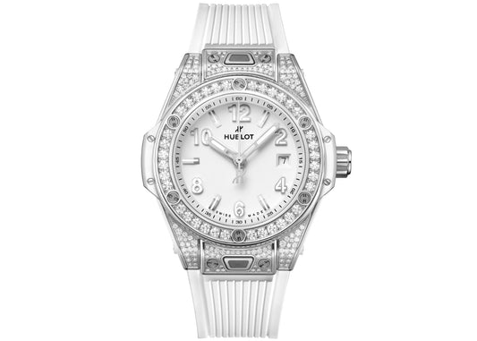 Hublot Big Bang One Click Steel White Pavé 33mm | 485.SE.2010.RW.1604