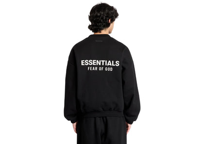 Fear of God Essentials Fleece Crewneck (FW24) Black
