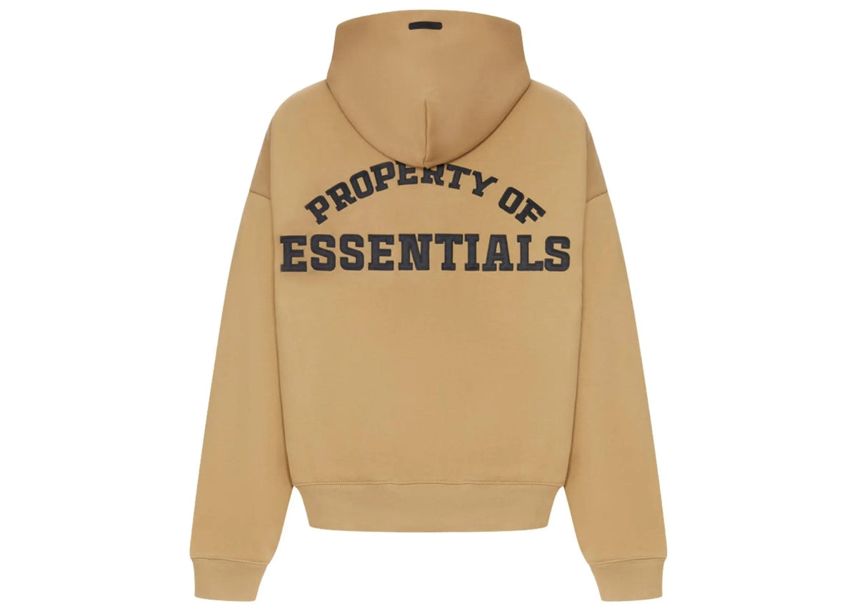 Fear of God Essentials Property Lounge Half Zip Hoodie Dune