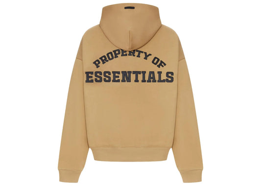 Fear of God Essentials Property Lounge Half Zip Hoodie Dune
