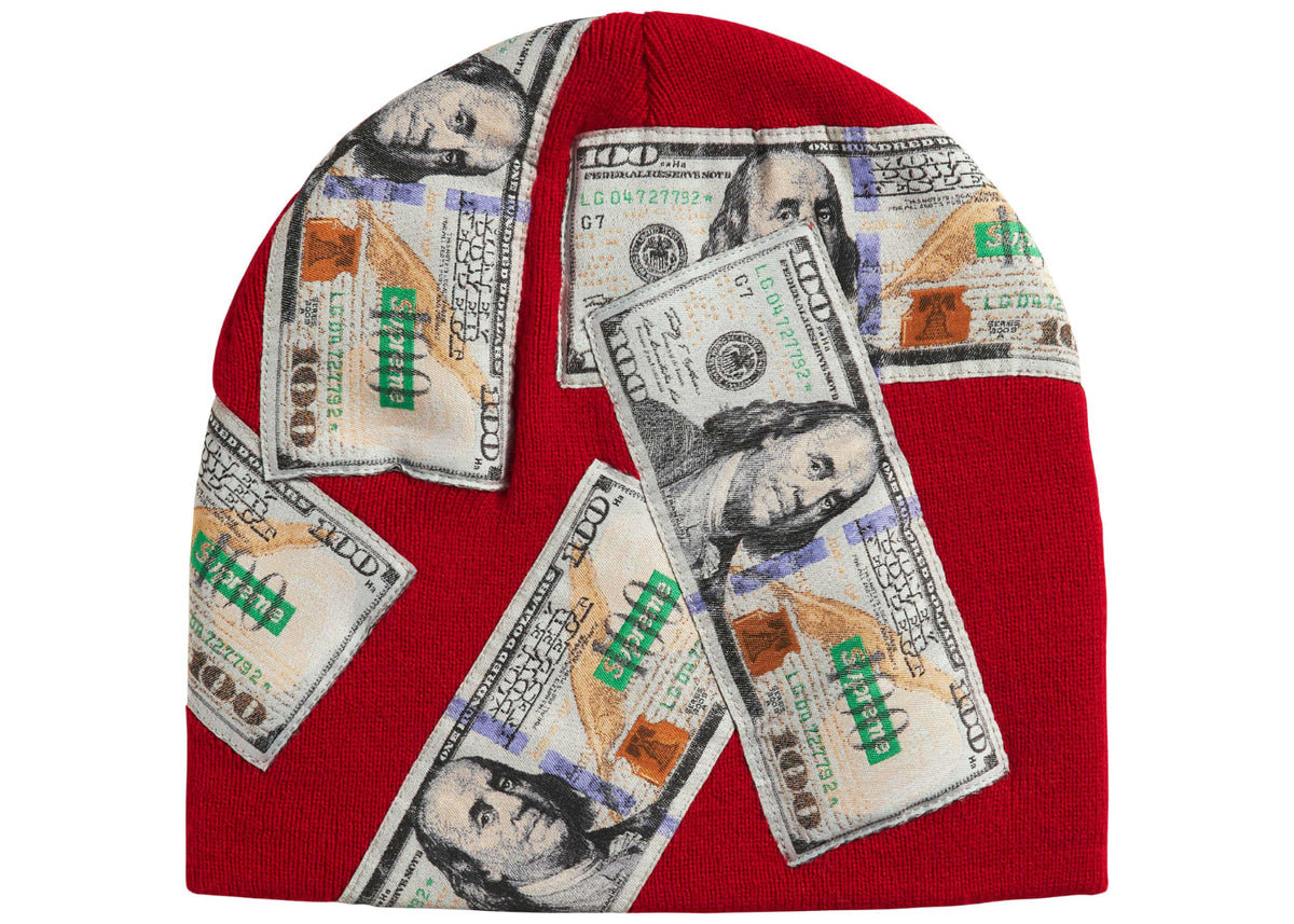 Supreme Money Beanie Red