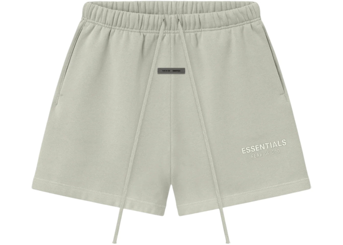 Fear of God Essentials Classic Fleece Sweatshort Abbey Stone Green
