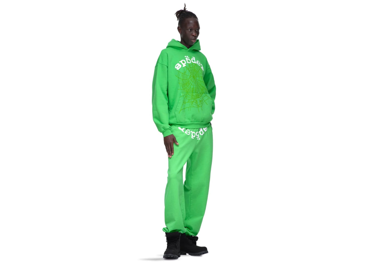 Sp5der Legacy Hoodie Green