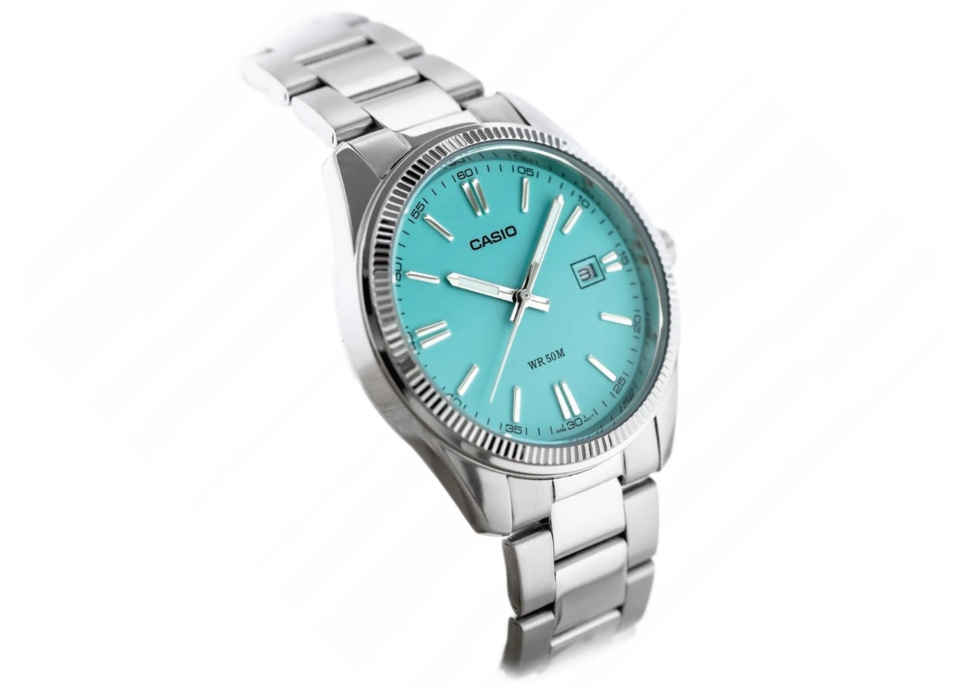 Casio Analog Tiffany Blue Silver | MTP1302D-2A2VEF