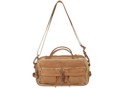 Supreme Martine Rose Shearling Mini Duffle Bag Brown