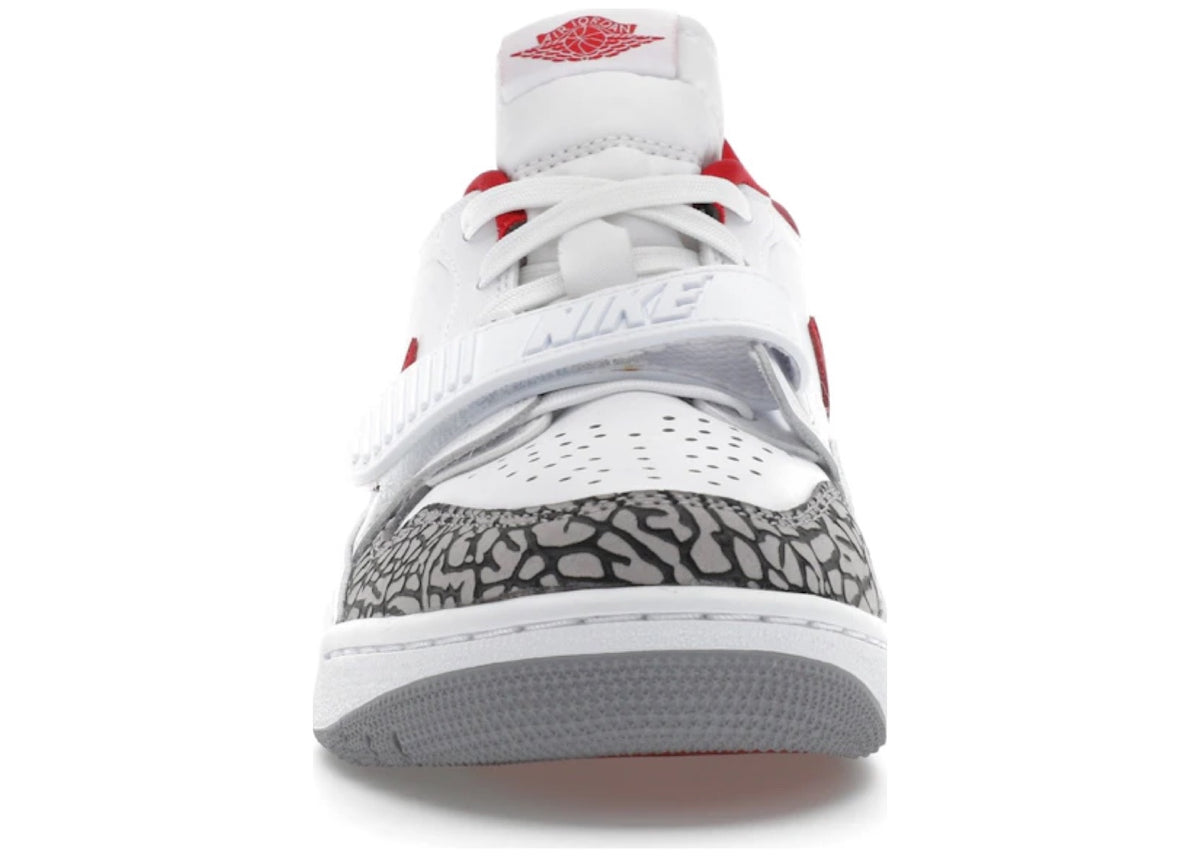 Jordan Legacy 312 Low White Cement Gym Red (Women's)
