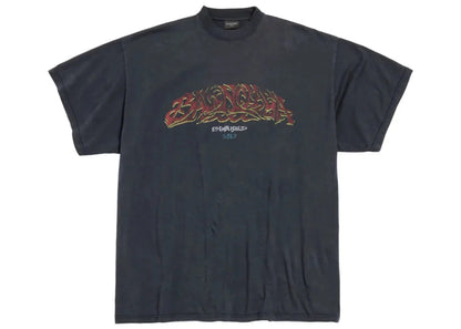Balenciaga Offshore T-shirt Washed Black