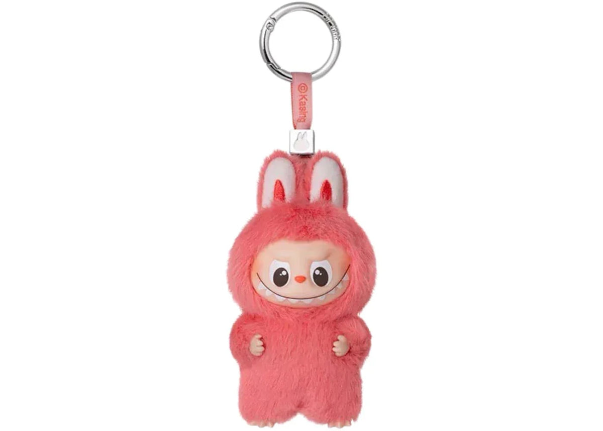 Pop Mart Labubu The Monsters Pin for Love Series "N" Vinyl Plush Pendant Red