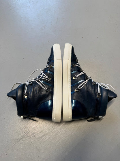 Rage Age by Czapul High Camoo 3 Top Dark Blue Sneakers