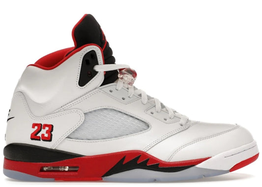Jordan 5 Retro Fire Red Black Tongue (2025)