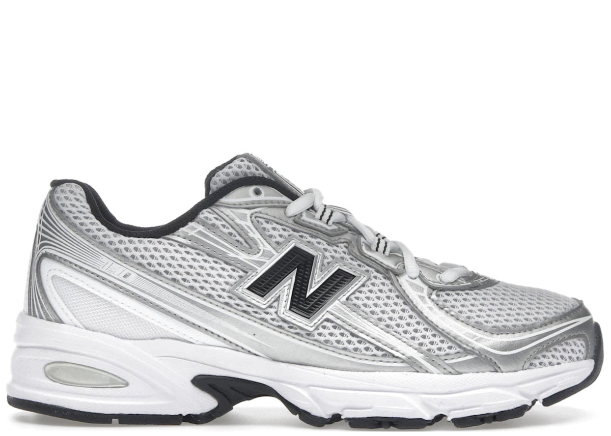 New Balance 740 White Silver Metallic Navy