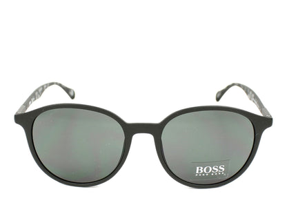 Hugo Boss BOSS 0822/S Black/Green Mirror Sunglasses