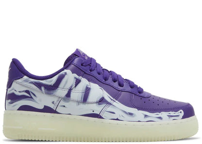 Nike Air Force 1 Low Purple Skeleton Halloween