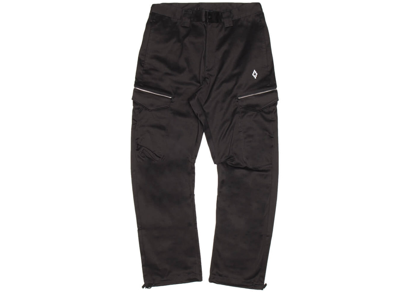 Marcelo Burlon Cross Cargo Cotton Pants Black