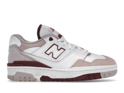 New Balance 550 White Scarlet (Women's)