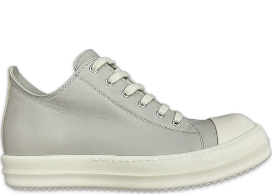 Rick Owens Low Ramones Sneakers Pearl Milk Grey