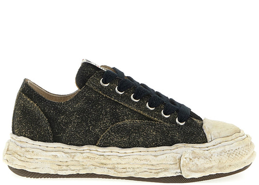 Maison Mihara Yasuhiro Peterson 23 OG Sole Vintage Suede Low Black White