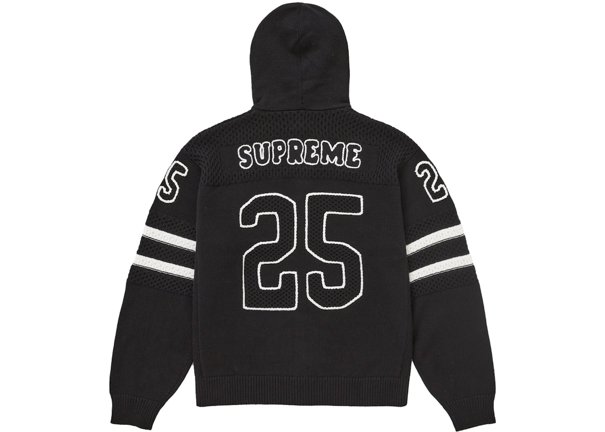 Supreme Sport Zip Up Hooded Sweater (FW25) Black