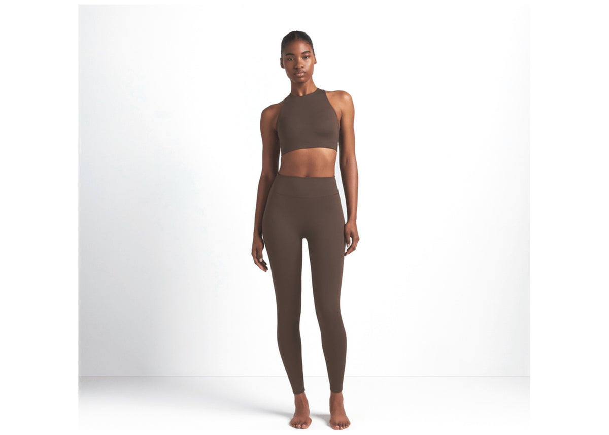 NikeSKIMS Matte Women's High-Waisted 73.5cm (approx.) Leggings NSKM Dark Sepia/NSKM Dark Sepia