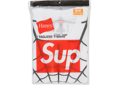 Supreme Hanes Spider-Man Tagless Tee (2 Pack) White