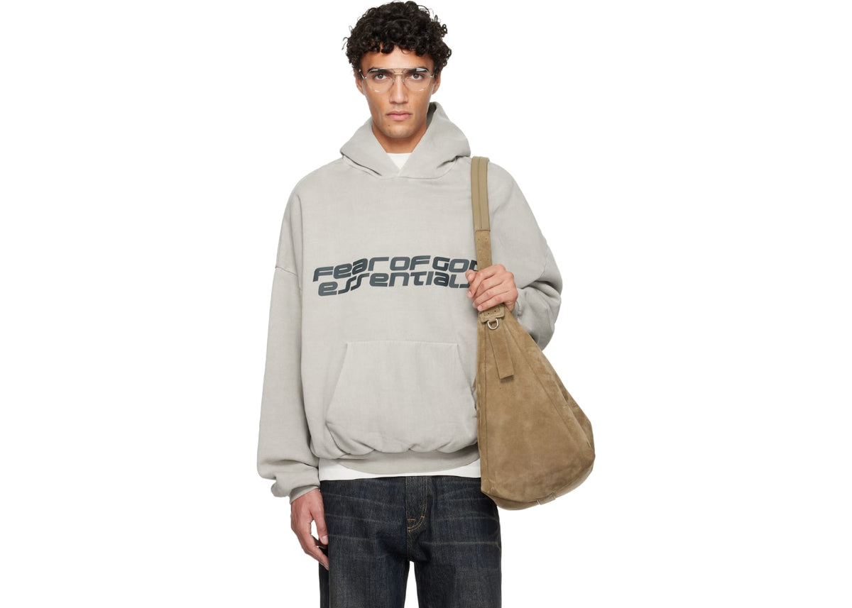 Fear of God Essentials 90's Hoodie Smoke Grey