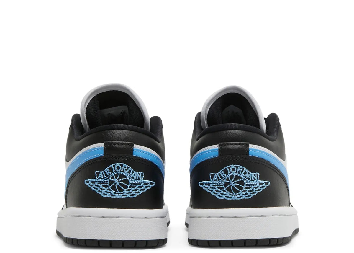 Jordan 1 Low Black University Blue White (Women's)