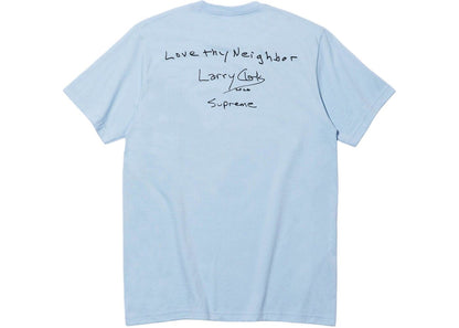 Supreme Larry Clark Neighbor Tee Powder Blue