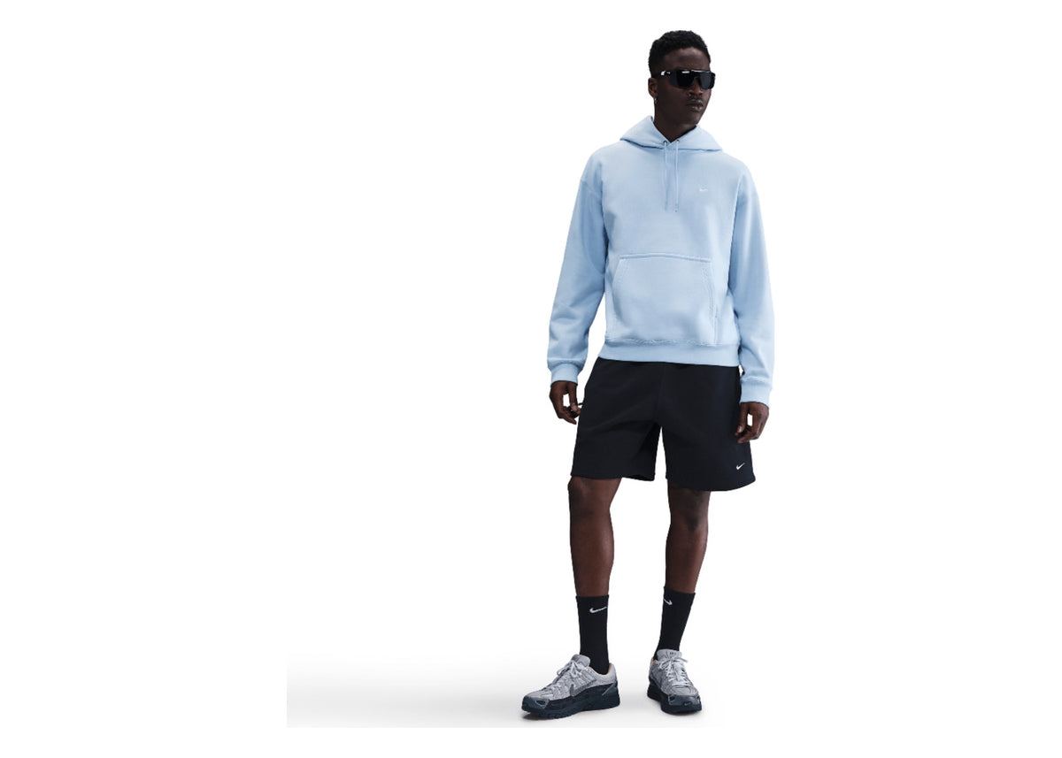 Nike Solo Swoosh Men's Pullover Hoodie Celestine Blue/Celestine Blue/White
