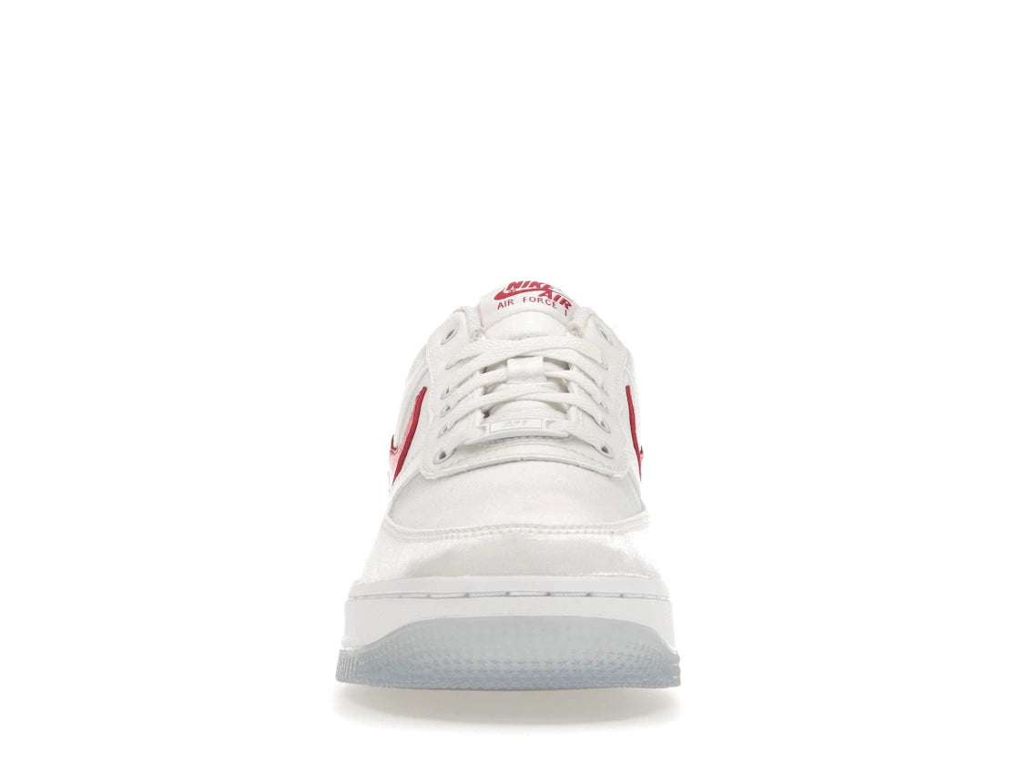 Nike Air Force 1 Low '07 Satin White Varsity Red (Women's)